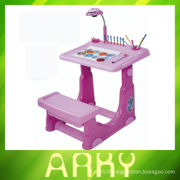 Table d&#39;apprentissage pour enfants de haute qualité avec tableau de dessin